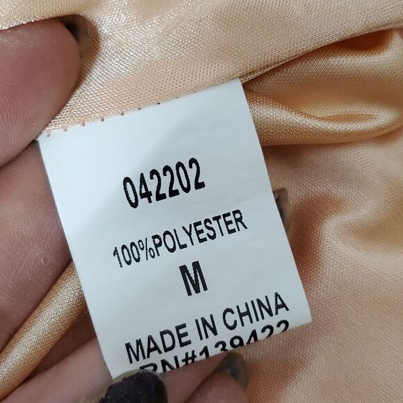 Tobi Syrup-Dipity Peach & Country Sky Cut Out Mini Dress Size Medium - Picture 7 of 9